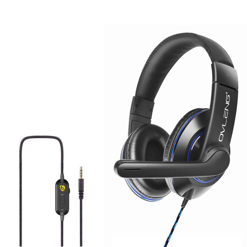 OVLENG OV-P5 Over-Ear 3.5mm Cable Gaming Headset Lightweight Retractable Headband Design Headphone with Noise Reduction Microphone OVLENG OV-P5 Over-Ear 3.5mm Cable Gaming Headset Lightweight Retractable Headband Design Headphone with Noise Reduction Microphone